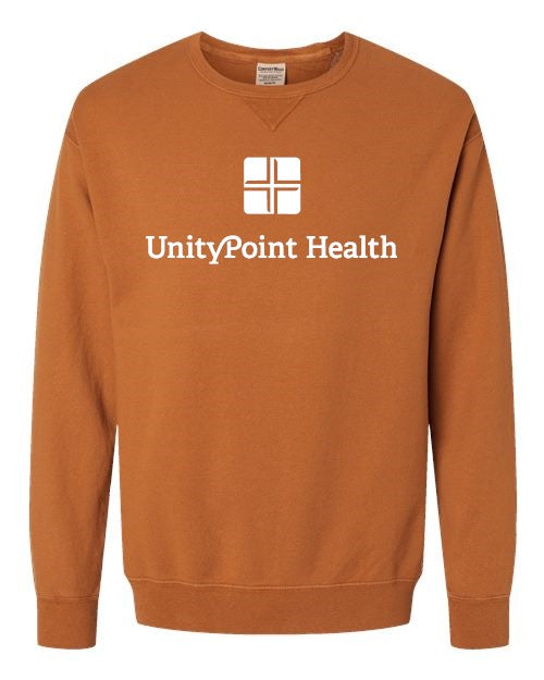 UPH (white logo) ComfortWash by Hanes - Garment-Dyed Crewneck Sweatshirt - GDH400