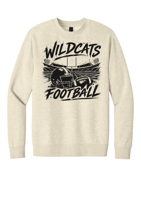 Wildcat Football01 DT6104 District® V.I.T.™ Fleece Crew