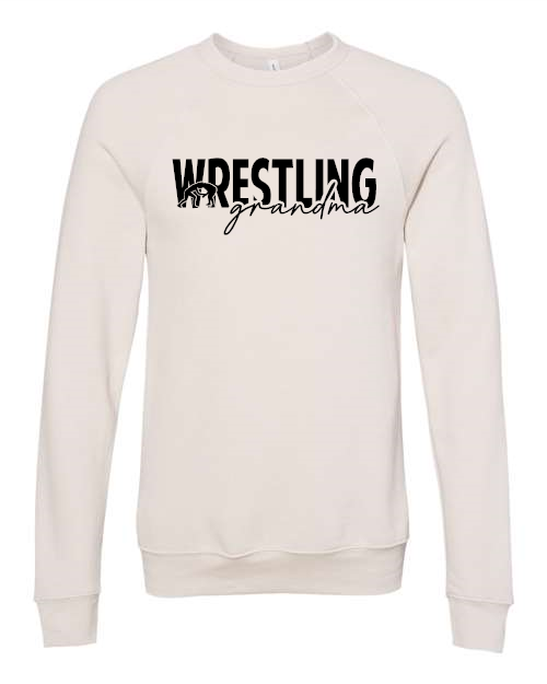 Wrestling family BELLA + CANVAS - Sponge Fleece Raglan Crewneck Sweatshirt - 3901