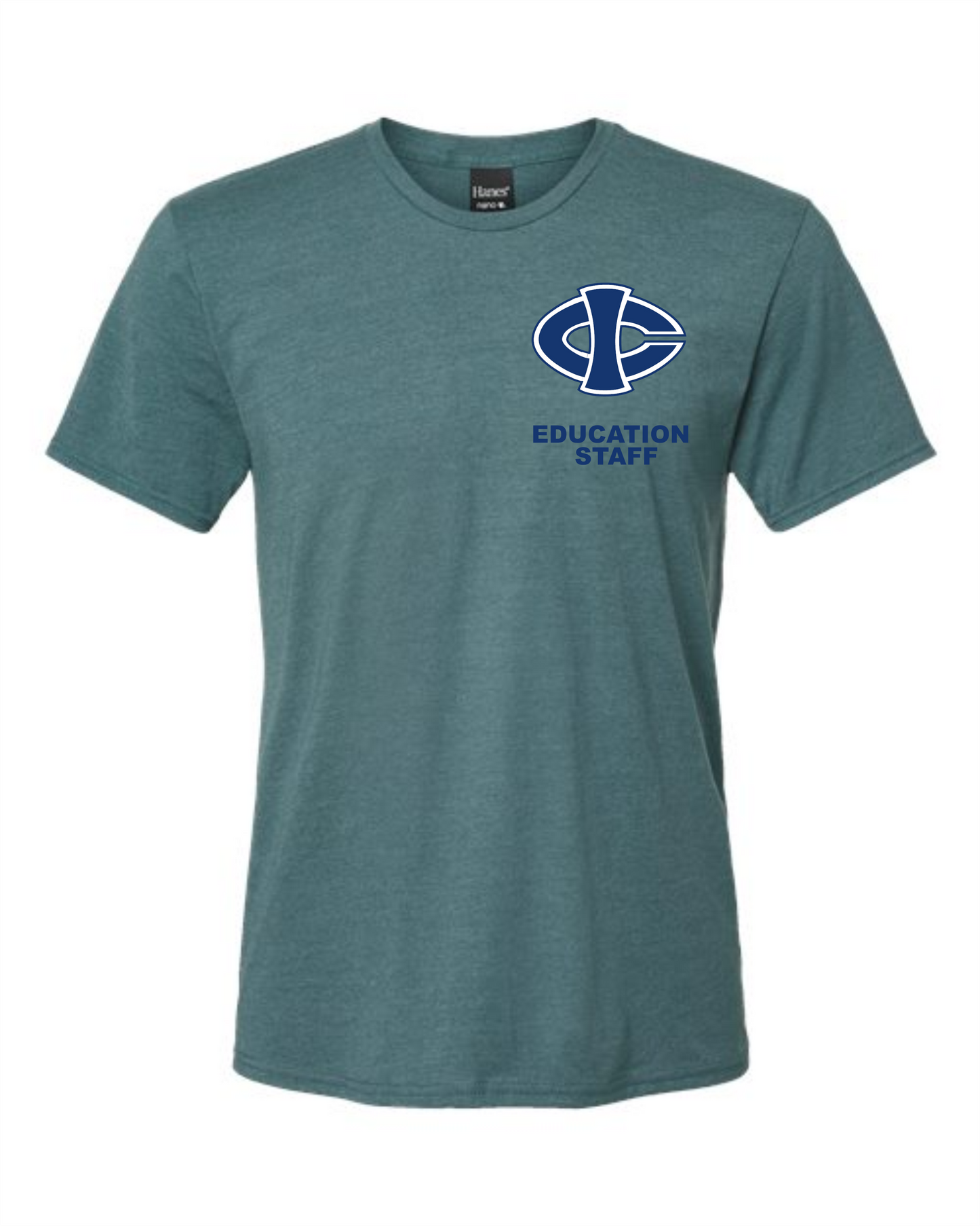 ICCC Hanes Perfect-T T-Shirt - 4980 (Left Chest Blue Logo)