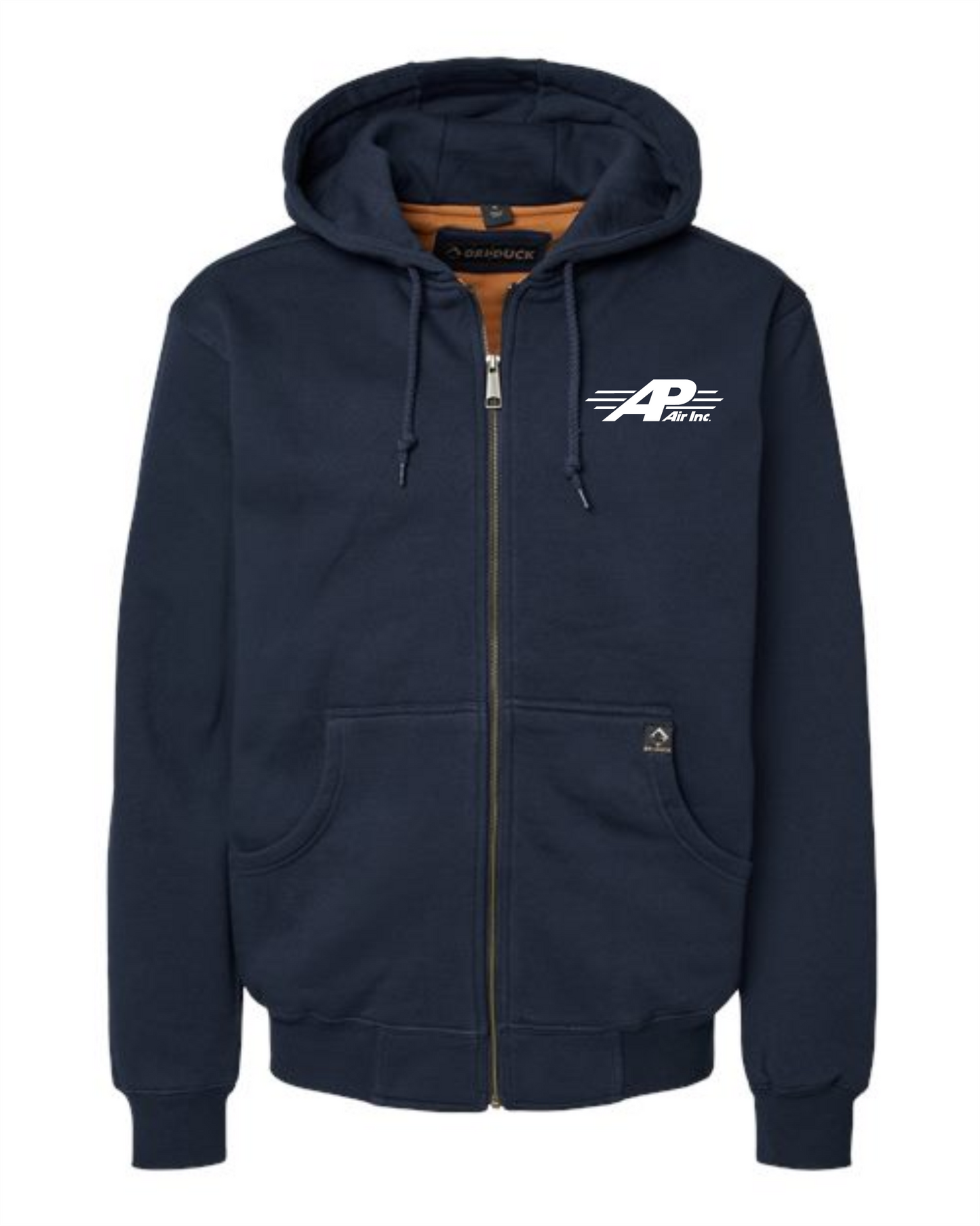 AP AIR DRI DUCK Men's Crossfire Heavyweight Power Fleece Hooded Jacket with Thermal Lining - 7033
