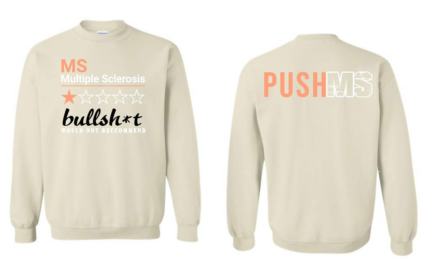 MS fundraiser Gildan - Heavy Blend™ Crewneck Sweatshirt - 18000