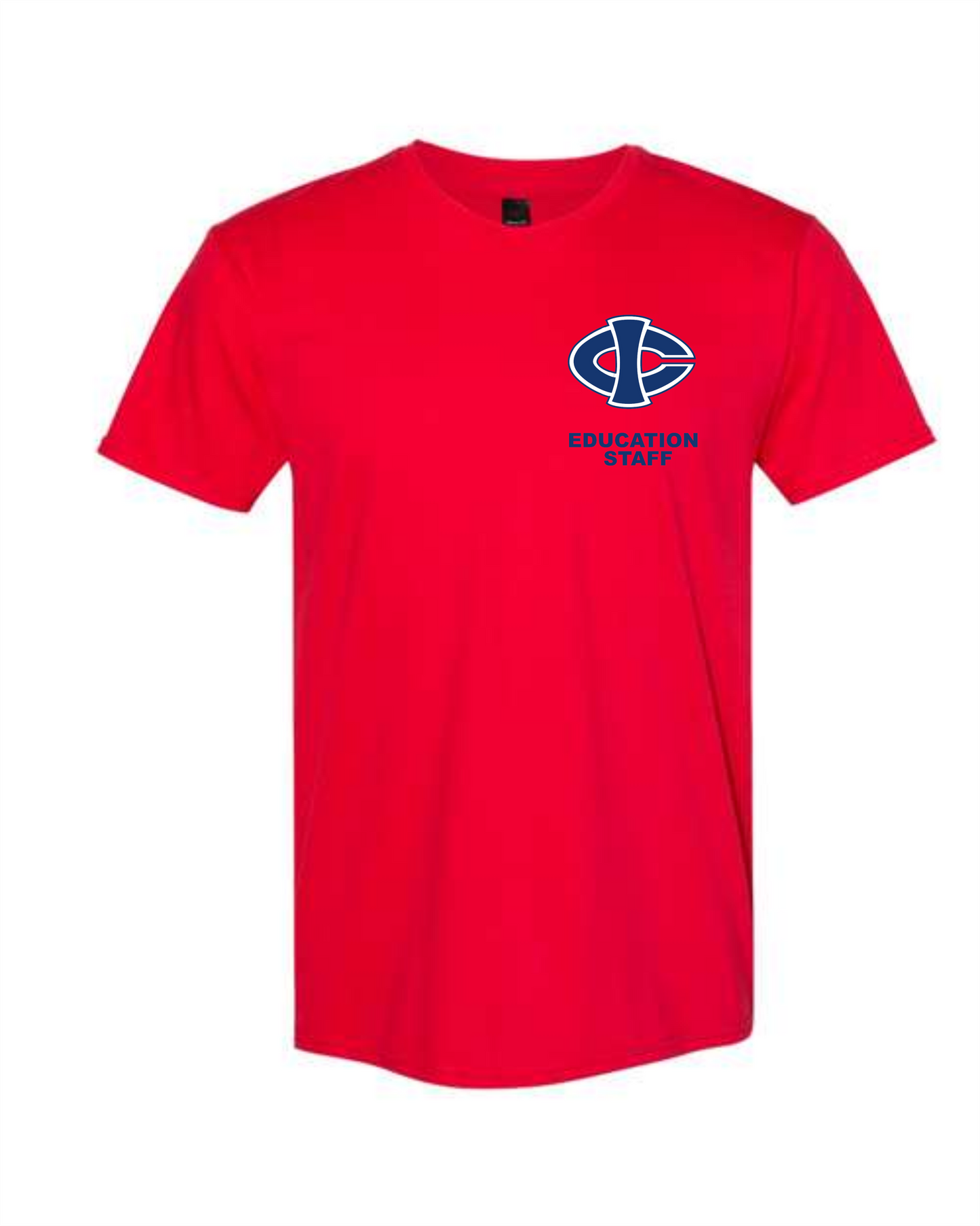 ICCC Hanes Perfect-T T-Shirt - 4980 (Left Chest Blue Logo)