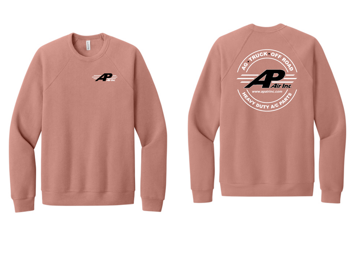 AP AIR 3901 Unisex Sponge Fleece Raglan Crewneck Sweatshirt