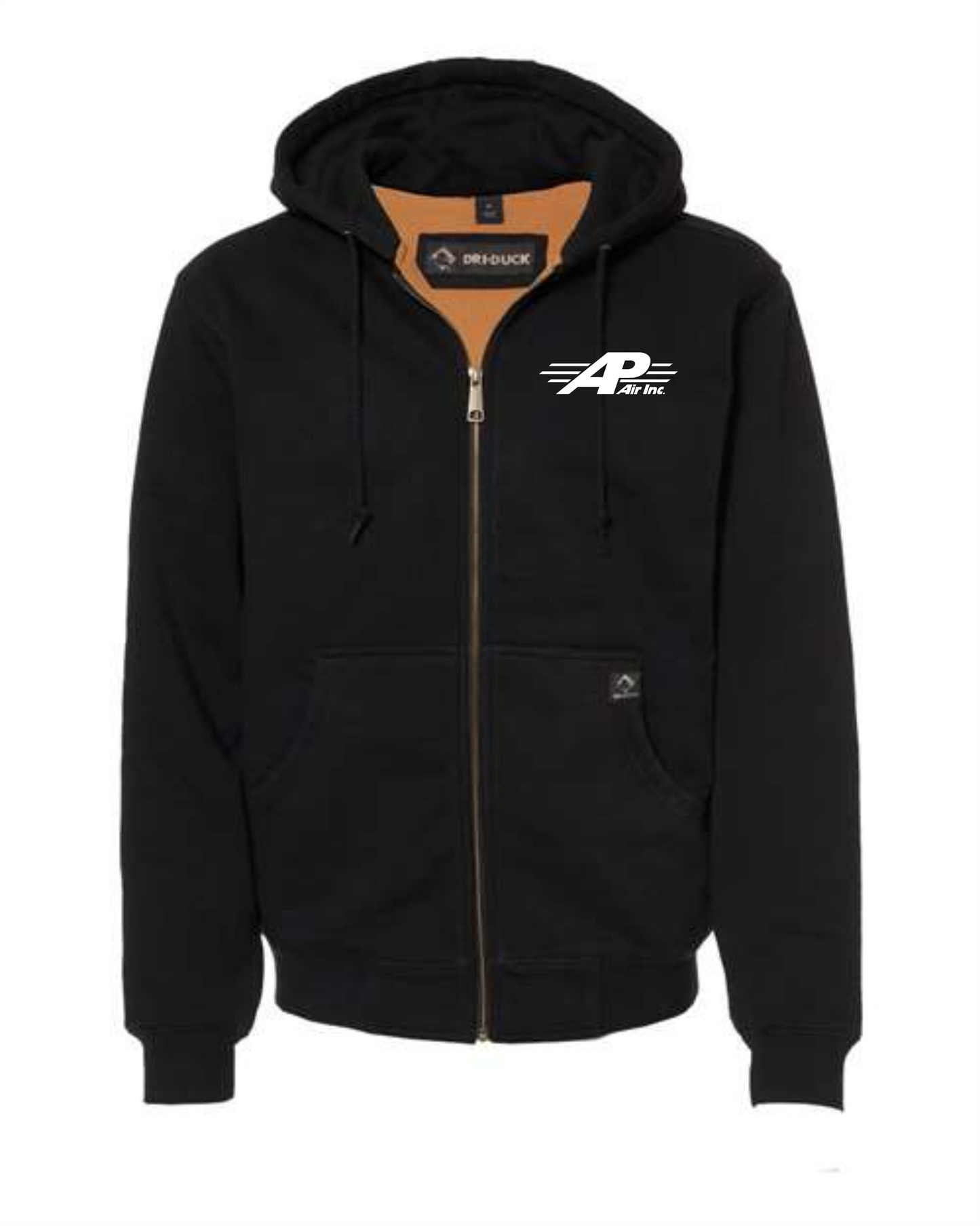 AP AIR DRI DUCK Men's Crossfire Heavyweight Power Fleece Hooded Jacket with Thermal Lining - 7033