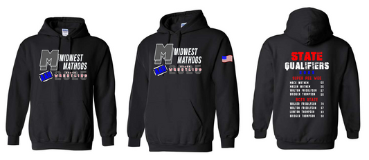 Midwest Mathogs State Wrestling Gildan - Heavy Blend™ Youth Hooded Sweatshirt - 18500B