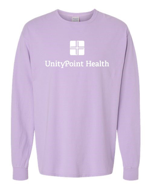 UPH (white logo) ComfortWash by Hanes - Garment-Dyed Long Sleeve T-Shirt - GDH200