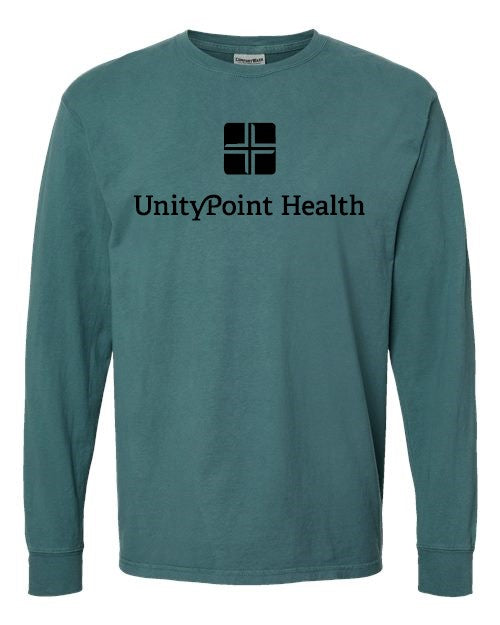 UPH (black logo) ComfortWash by Hanes - Garment-Dyed Long Sleeve T-Shirt - GDH200