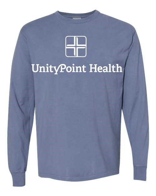 UPH (white logo) ComfortWash by Hanes - Garment-Dyed Long Sleeve T-Shirt - GDH200