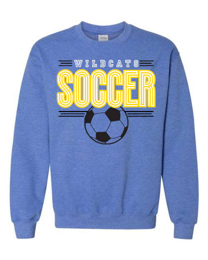 Soccer 007 Gildan - Heavy Blend™ Crewneck Sweatshirt - 18000/18000B