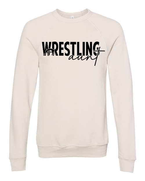 Wrestling family BELLA + CANVAS - Sponge Fleece Raglan Crewneck Sweatshirt - 3901