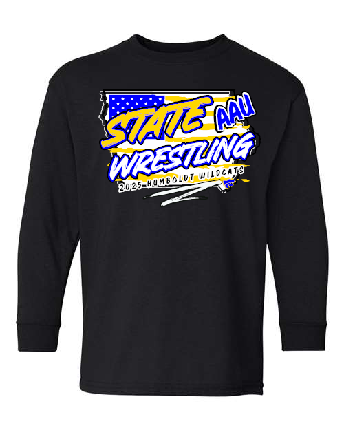 State Wrestling Gildan - Heavy Cotton™ Long Sleeve T-Shirt - 5400