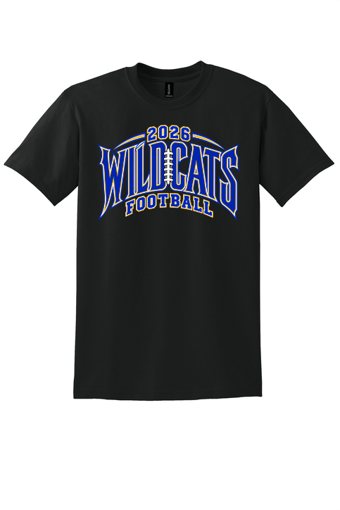 Wildcat football 002 8000  Gildan® DryBlend® 50 Cotton/50 Poly T-Shirt
