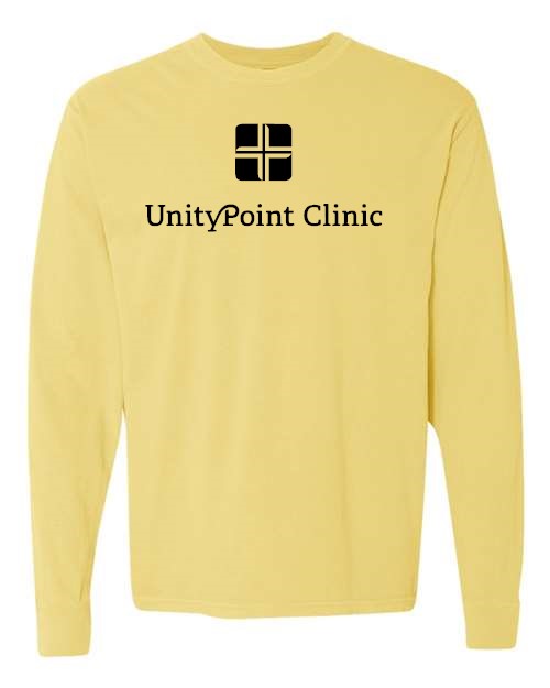 UPC (black logo) Comfort Colors - Garment-Dyed Heavyweight Long Sleeve T-Shirt - 6014