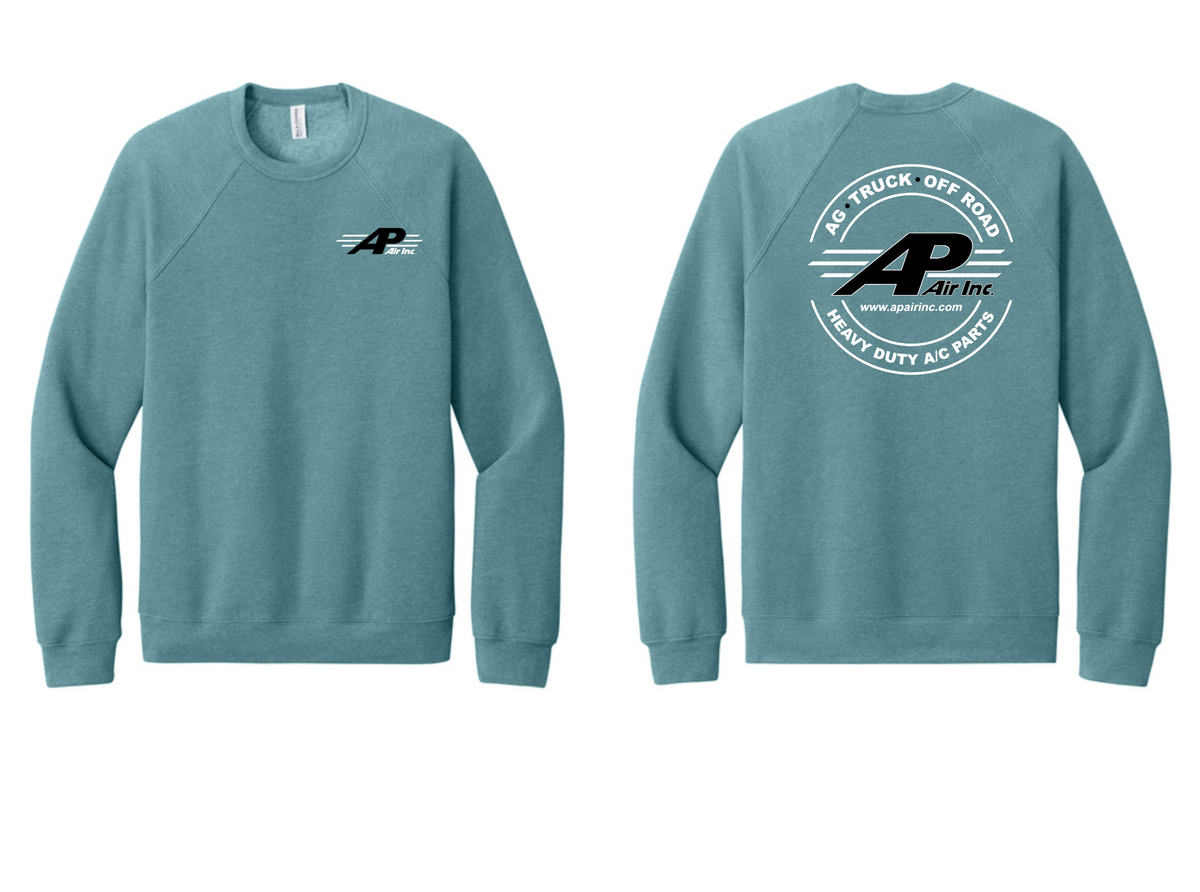 AP AIR 3901 Unisex Sponge Fleece Raglan Crewneck Sweatshirt