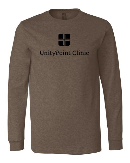 UPC(black logo) BELLA + CANVAS - Heather CVC Long Sleeve Tee - 3501CVC