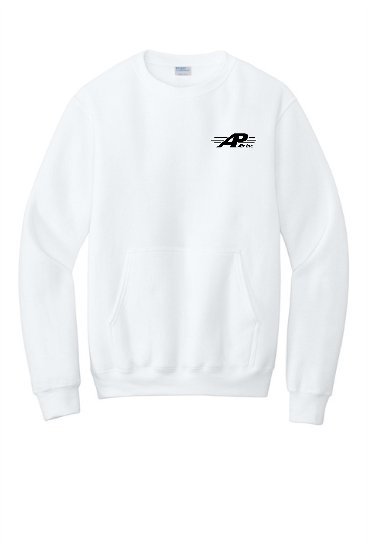 AP AIR Port & Co™ Core Fleece Crewneck Pocket Sweatshirt PC78PKT