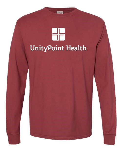 UPH (white logo) ComfortWash by Hanes - Garment-Dyed Long Sleeve T-Shirt - GDH200