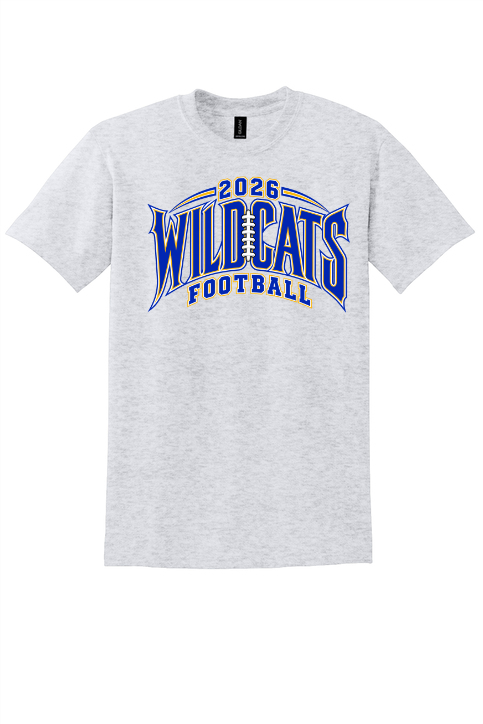 Wildcat football 002 8000B  Gildan®  YOUTH DryBlend® 50 Cotton/50 Poly T-Shirt