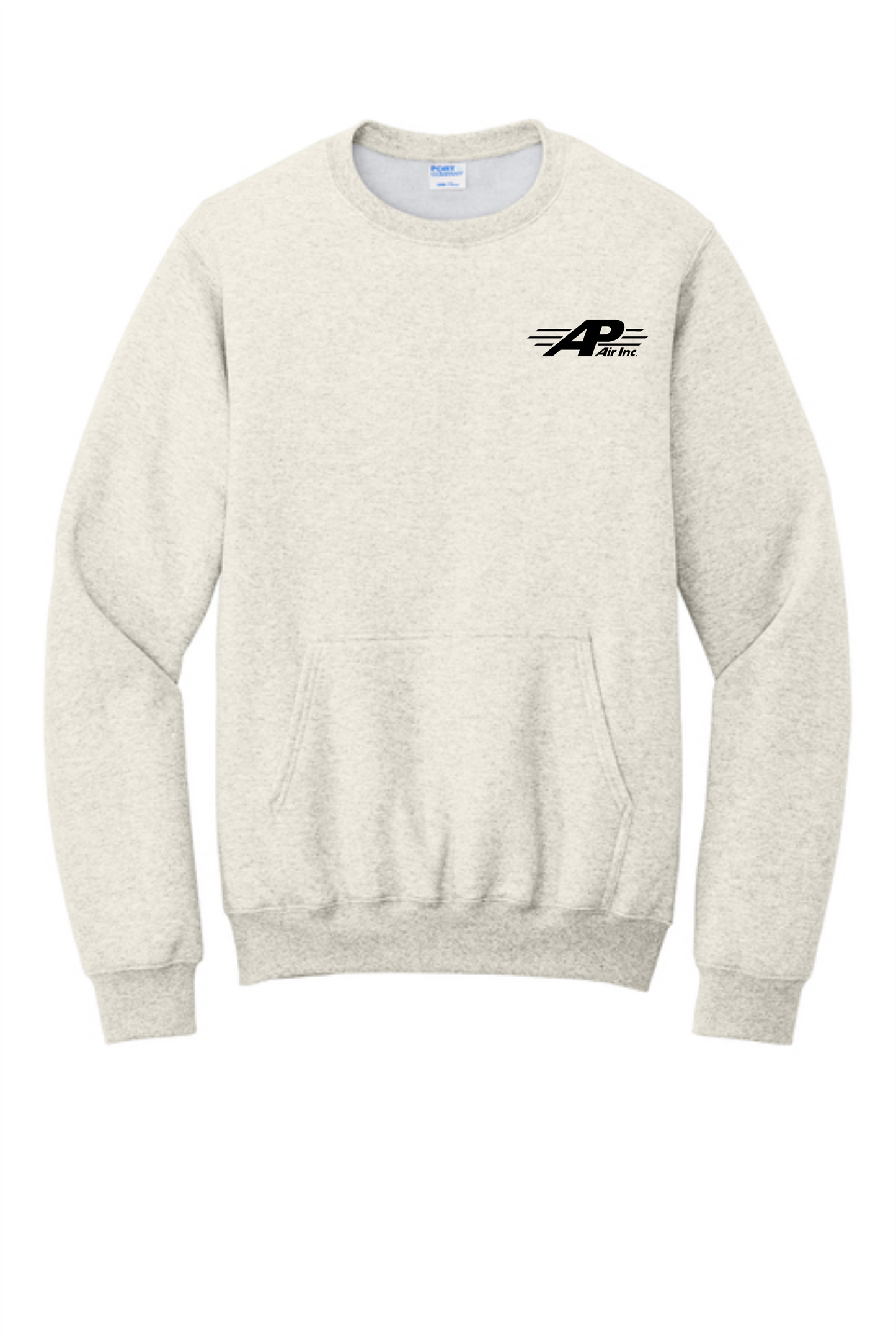 AP AIR Port & Co™ Core Fleece Crewneck Pocket Sweatshirt PC78PKT