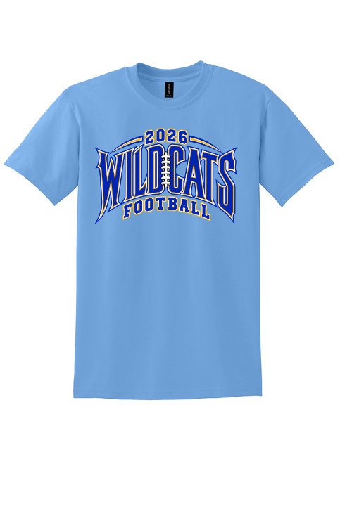 Wildcat football 002 8000  Gildan® DryBlend® 50 Cotton/50 Poly T-Shirt