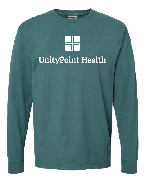 UPH (white logo) ComfortWash by Hanes - Garment-Dyed Long Sleeve T-Shirt - GDH200