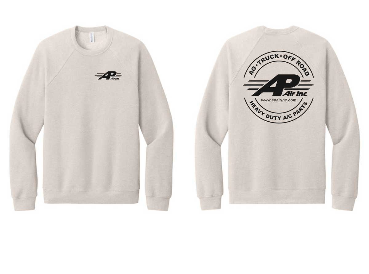 AP AIR 3901 Unisex Sponge Fleece Raglan Crewneck Sweatshirt