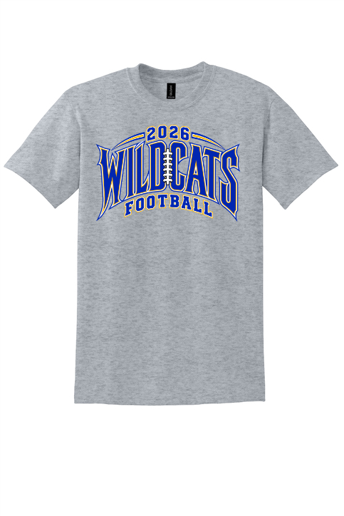 Wildcat football 002 8000  Gildan® DryBlend® 50 Cotton/50 Poly T-Shirt
