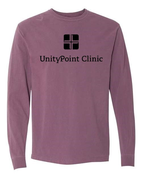 UPC (black logo) Comfort Colors - Garment-Dyed Heavyweight Long Sleeve T-Shirt - 6014