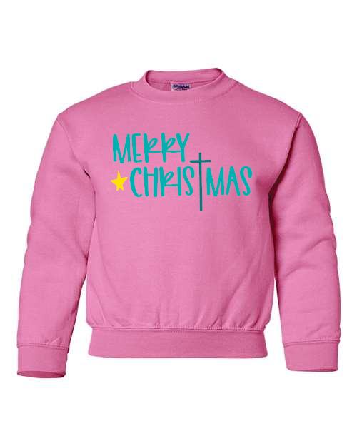 Merry Christmas Gildan - Heavy Blend™ Youth Sweatshirt - 18000B