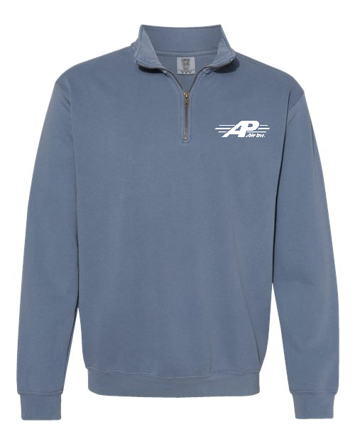 AP AIR Comfort Colors - Garment-Dyed Quarter Zip Sweatshirt - 1580