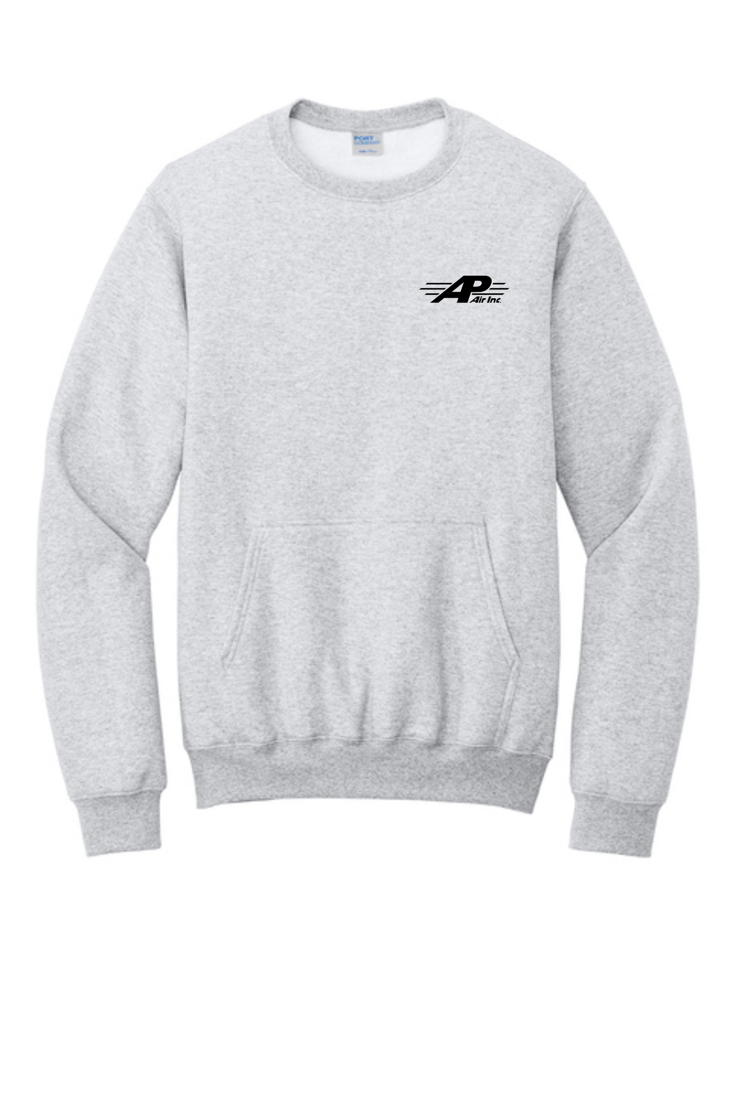 AP AIR Port & Co™ Core Fleece Crewneck Pocket Sweatshirt PC78PKT