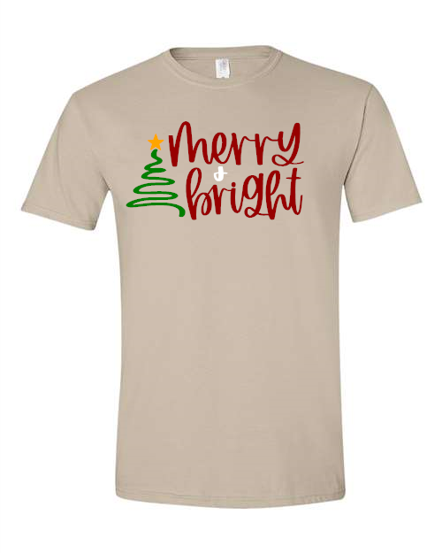 Merry and bright  Gildan - Softstyle® T-Shirt - 64000