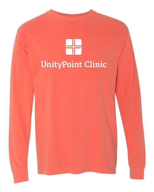 UPC (white logo) Comfort Colors - Garment-Dyed Heavyweight Long Sleeve T-Shirt - 6014