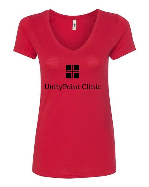 UPC (black logo) Next Level - Women's Ideal V-Neck T-Shirt - 1540