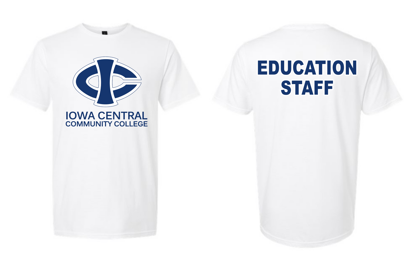 ICCC Gildan Unisex Softstyle® T-Shirt - 64000 (Blue Logo Front & Back)