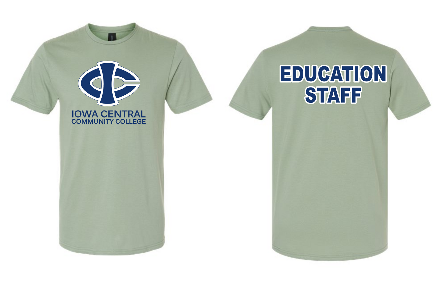 ICCC Gildan Unisex Softstyle® T-Shirt - 64000 (Blue Logo Front & Back)