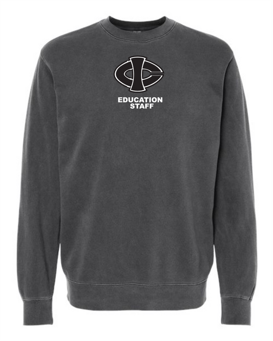 ICCC Independent Trading Co. Unisex Midweight Pigment-Dyed Crewneck Sweatshirt - PRM3500