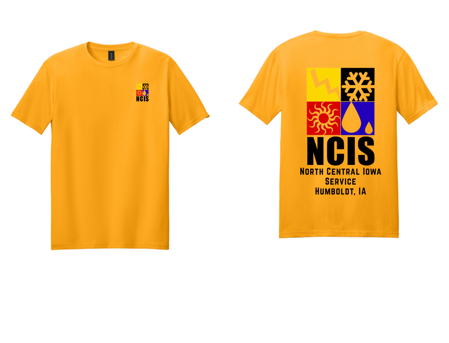 NCIS Full Logo Gildan Unisex Softstyle® T-Shirt - 64000/64000B