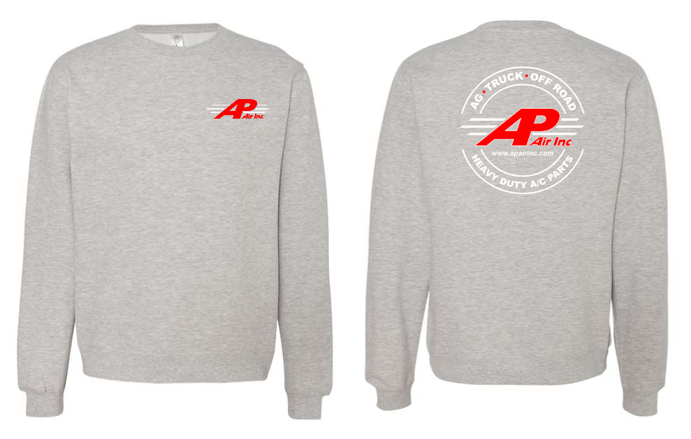 AP AIR    Independent Trading Co. - Midweight Crewneck Sweatshirt - SS3000