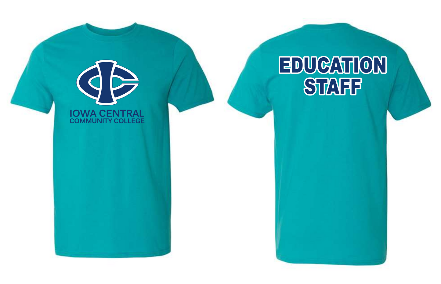 ICCC Gildan Unisex Softstyle® T-Shirt - 64000 (Blue Logo Front & Back)