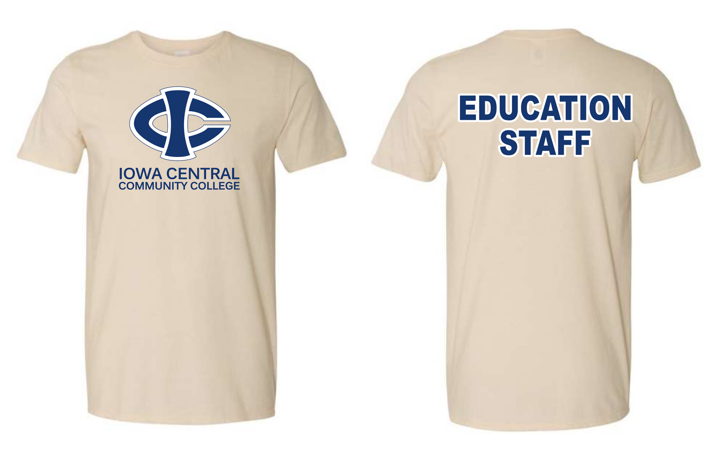 ICCC Gildan Unisex Softstyle® T-Shirt - 64000 (Blue Logo Front & Back)