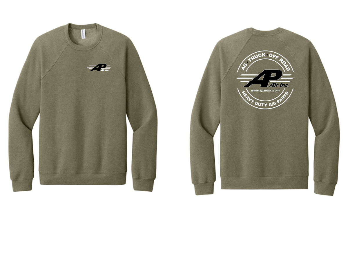 AP AIR 3901 Unisex Sponge Fleece Raglan Crewneck Sweatshirt