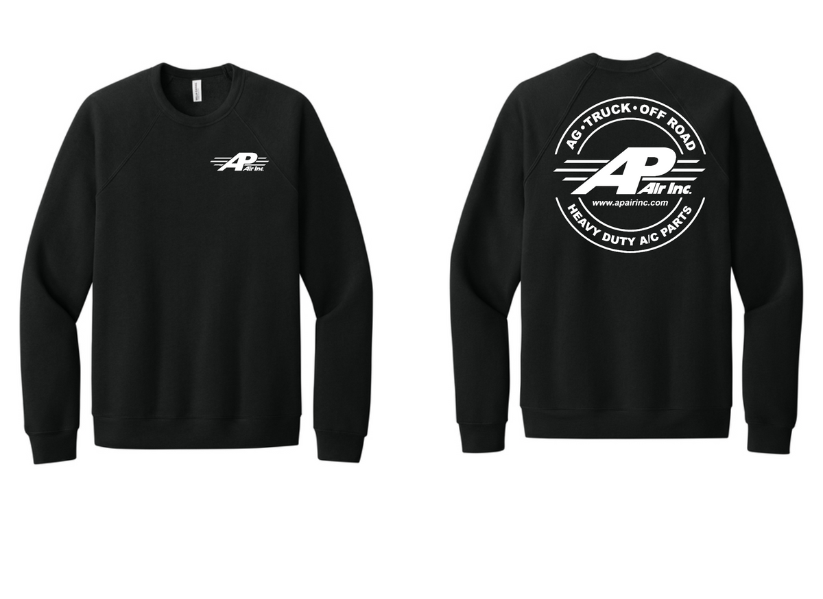 AP AIR 3901 Unisex Sponge Fleece Raglan Crewneck Sweatshirt