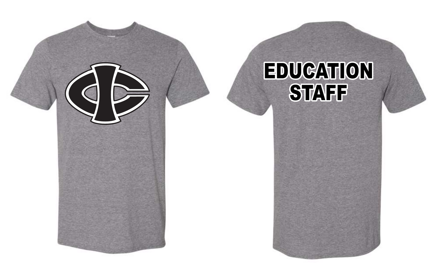 ICCC Gildan Unisex Softstyle® T-Shirt - 64000 (Black Logo Front & Back)