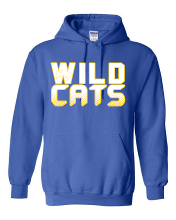 053Wildcats Gildan Hooded Humboldt Wildcats 18500/185000B