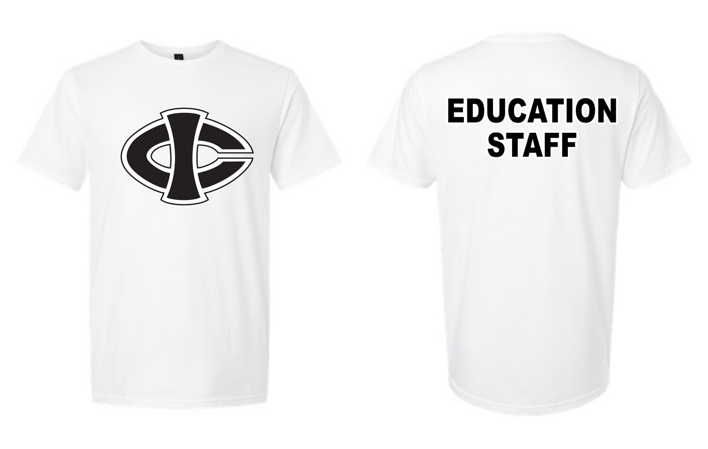 ICCC Gildan Unisex Softstyle® T-Shirt - 64000 (Black Logo Front & Back)