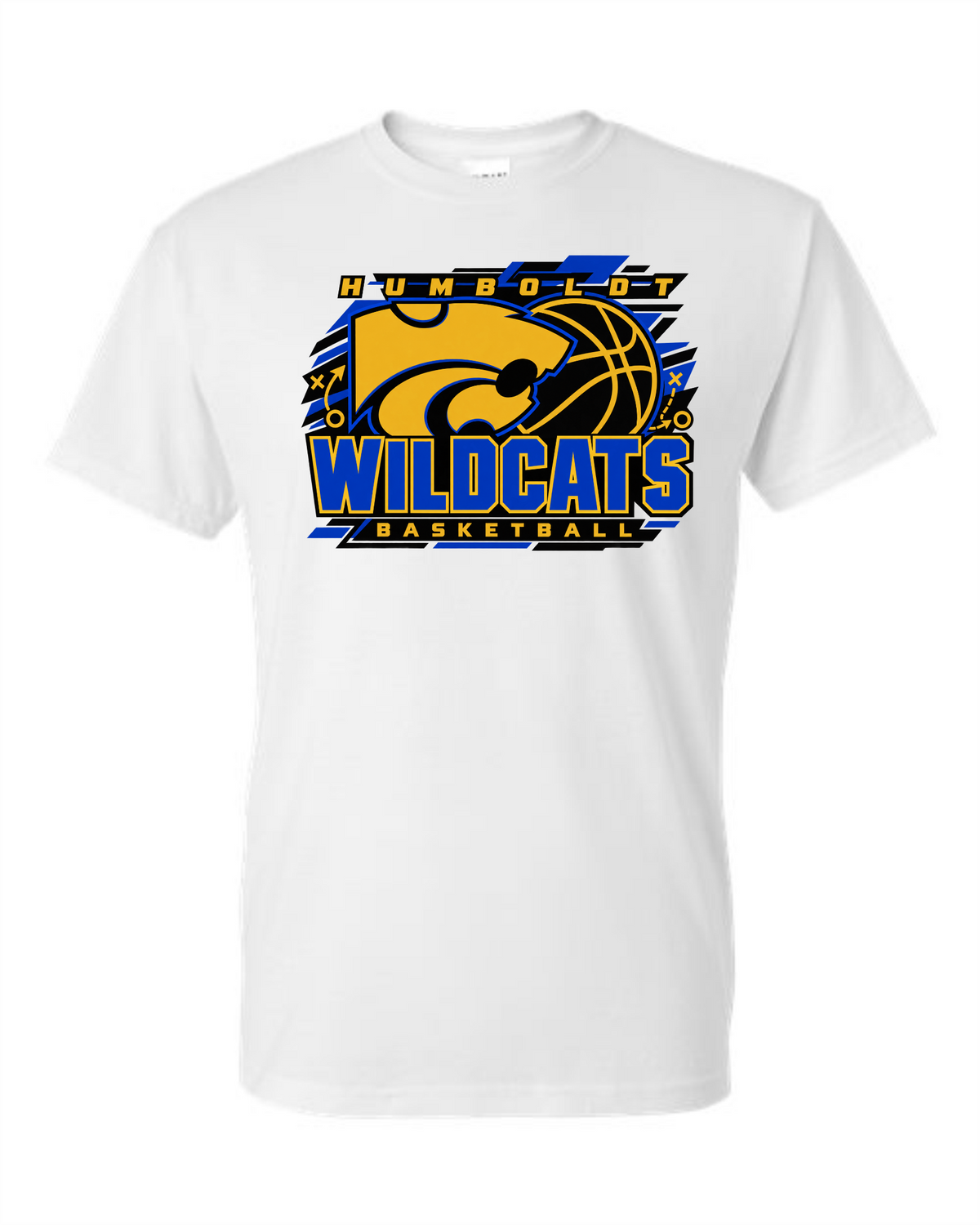 Humboldt Basketball 006 Gildan - DryBlend® T-Shirt - 8000/8000B