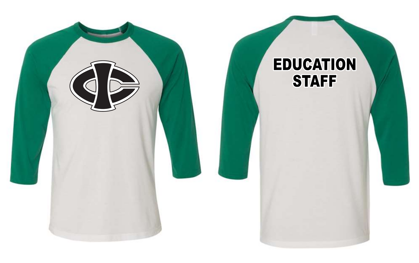 ICCC BELLA + CANVAS Unisex Three-Quarter Sleeve Baseball Tee - 3200