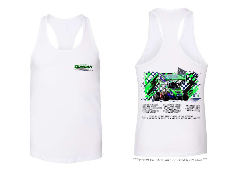 HD RACING BELLA + CANVAS Women's Jersey Racerback Tank - 6008